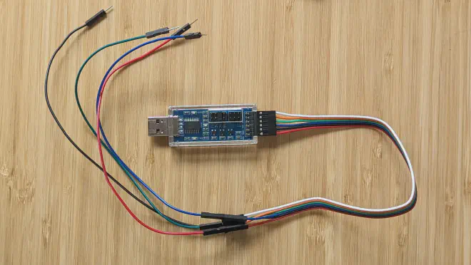 UART DSD TECH SH-U09C5 with female-male jumper wires